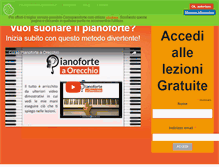 Tablet Screenshot of corsopianoforte.com